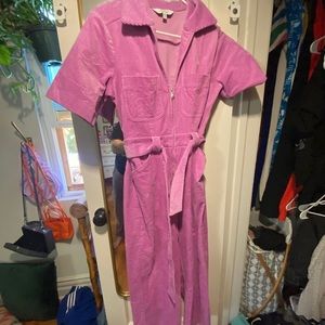 & Other stories purple corduroy jumpsuit